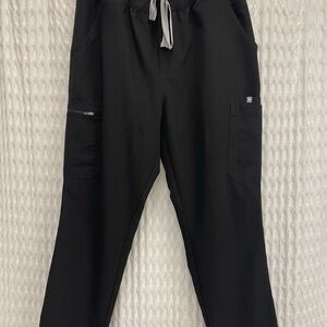 FIGS Black Yola High Waisted Skinny Scrub Pants